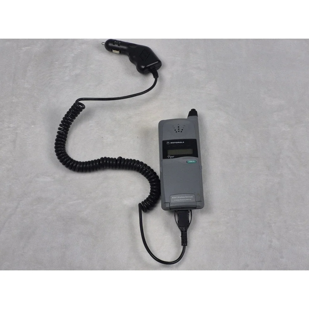 Motorola Piper Grey Flip Car Phone Vintage Retro Cellular Mobile 2189